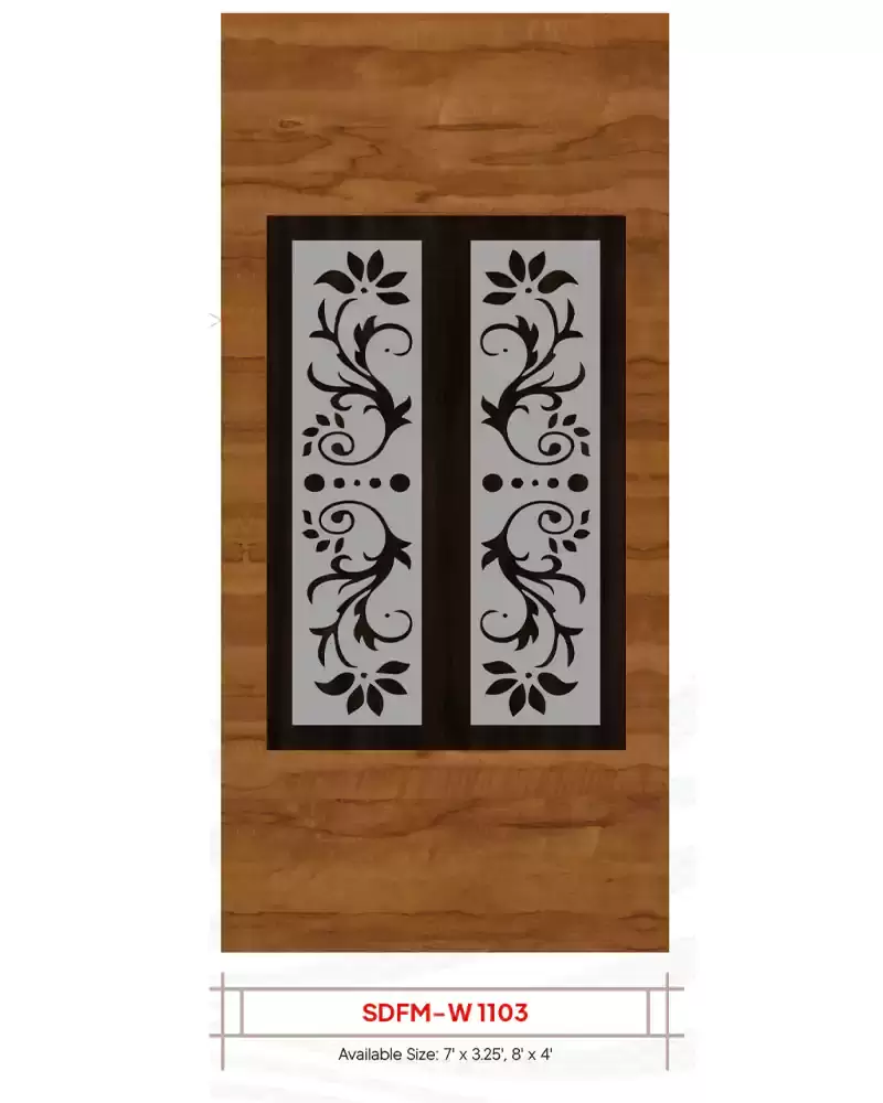 Saphhire Metal Carving Doors
